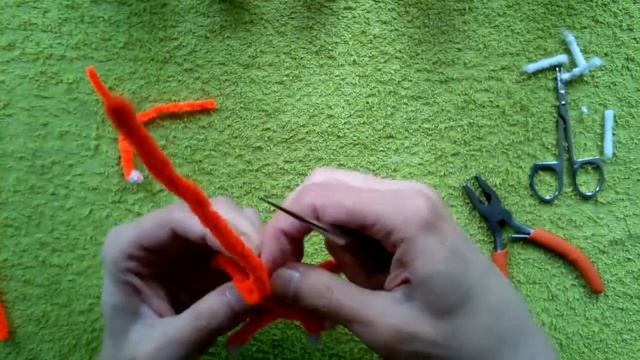 Мастер-класс по игрушкам из синельной проволоки. Кот или кошка. Часть третья. смотреть онлайн