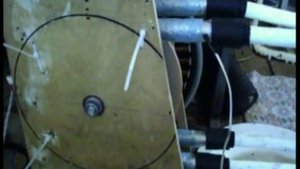 Нагреватель на постоянных магнитах с радеальны мотором