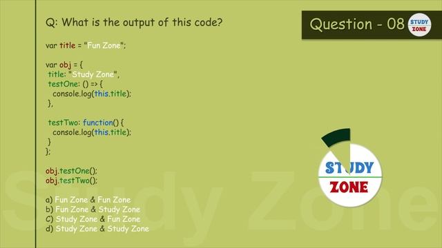 Test your skills - Javascript - Quiz #1