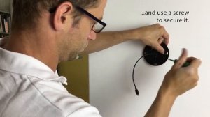 Инсталляция настенного крепления для iPad sDock