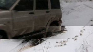 Уаз Патриот на 32 колесах даёшь Цепи Уазу!