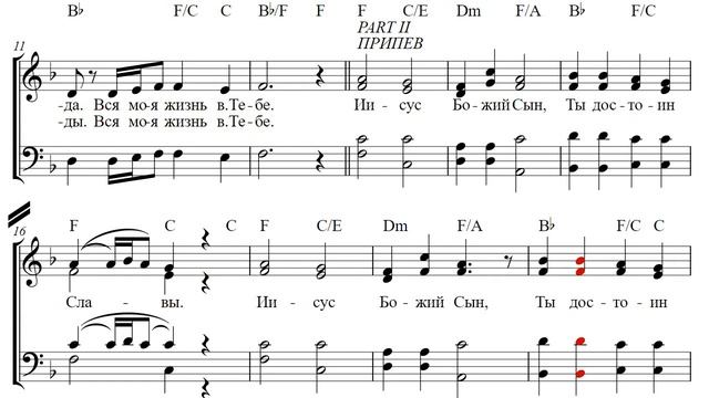 Ноты: «Сила моя, когда я слаб» / ‘’You Are My All in All‘’ / (SATB) - PraiseTheLord.ru смотреть онлайн