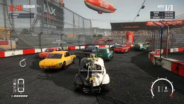 ГОНКИ НА ГАЗОНОКОСИЛКАХ! ➨ Wreckfest #5