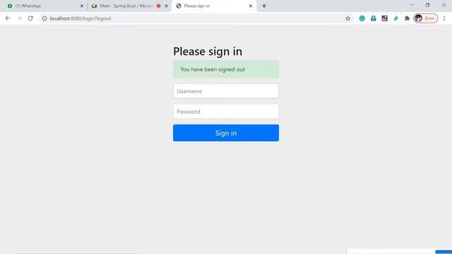 Spring Boot Security Security Configuration, Basic Authentication and Roles with Practical SESSION9 смотреть онлайн