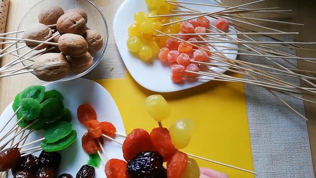 Букет из сухофруктов / как сделать вкусный/съедобный букет. Оригинальный подарок своими руками смотреть онлайн