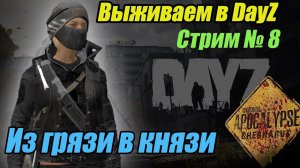 DayZ Apocalypse.Стрим №8. Из грязи в князи. В новых шмотках.  #bulldezeer