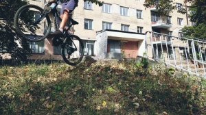Дропы ,лестницы, прыжки! Подборка трюков на велосипеде.