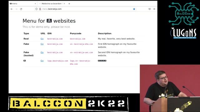 BalCCon2k22 - fladnaG (Max) - Internationalized Domain Names and its possible bad uses смотреть онлайн