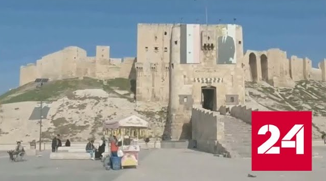 В Сирии серьезно повреждена Цитадель Алеппо X века - Россия 24