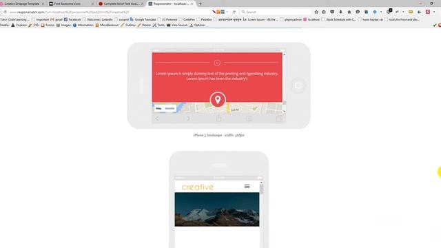 PSD to HTML with Bootstrap for Creative Template (Part-06) смотреть онлайн