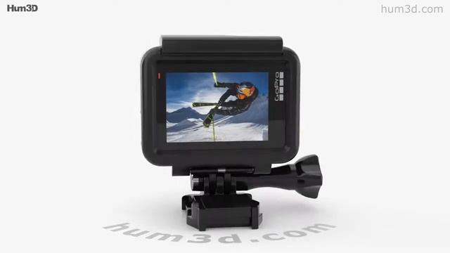 GoPro HERO7 3D model by Hum3D.com смотреть онлайн