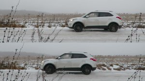 Hyundai Creta I - старт зимой