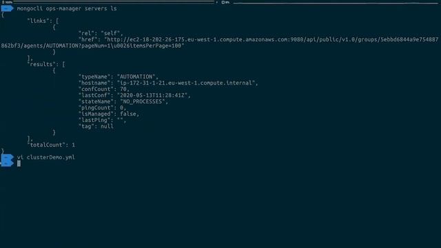 mongocli for Ops Manager Demo - MongoDB Private Cloud смотреть онлайн
