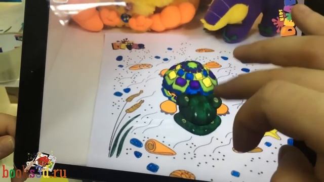 Дополненая Реальность 3D Живая раскраска Черепаха смотреть онлайн