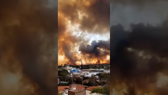 ⚡️ В Аргентине вспыхнули масштабные лесные пожары.