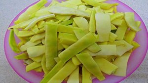 фасоль стручковая с яйцом