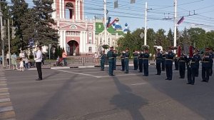 Духовой оркестр на улицах Тамбова (11.05.2022)