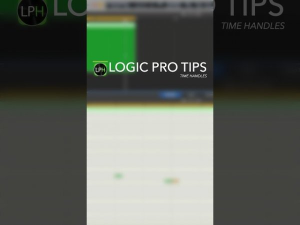 Logic Pro Tips #1 | Time Handles #logicprohelp #logicprox #lpx_бесплатные_уроки