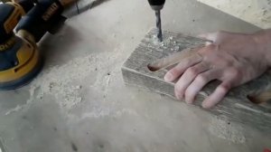 Визитница из дерева. Рустикальный стиль.