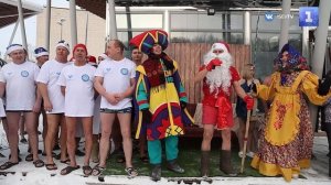 В Казани на озере Комсомольское прошла акция «День моржевания»