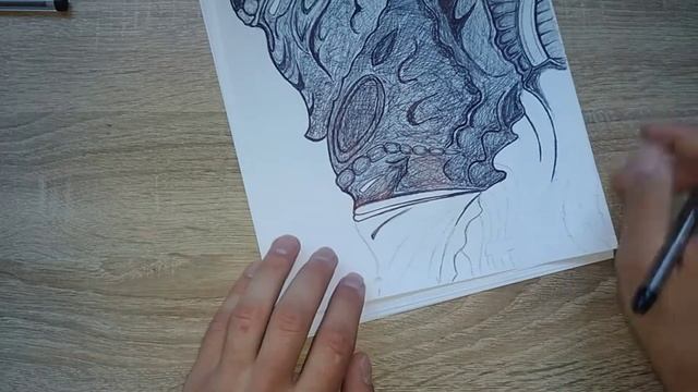 Рисуем Протосов чёрной ручкой из Starcraft ЧАСТЬ 2 смотреть онлайн