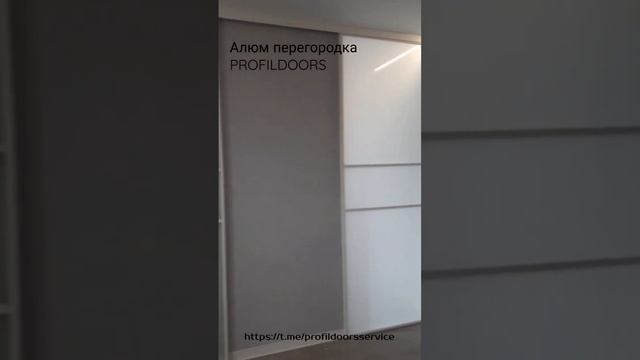 Алюминиевая перегородка PROFILDOORS смотреть онлайн