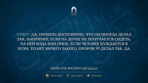 Шейх Фаузан - можно ли справлять малую нужду стоя?