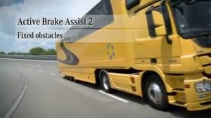 Mercedes Benz Actros Active Brake Assist