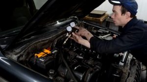 Течь масла отовсюду на Mitsubishi L200 4D56.Разбираемся