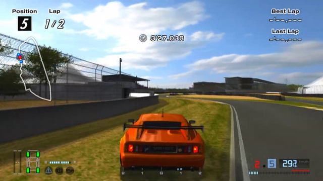 Gran Turismo 4 Lotus Esprit V8 GT Trash Race смотреть онлайн
