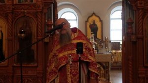 27.09.2021г "Воздвижение Честного и Животворящего Креста Господня" Проповедь прот. Геннадия Заридзе