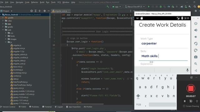 Nexus – Application For Searching Contractor And Worker In Cities Android App -- Full Explanation