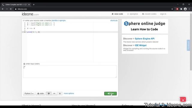 Cómo usar ideone como herramienta смотреть онлайн