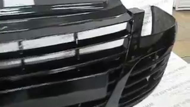 Передний бампер Приора "Porshe".Цвет Робин Гуд. смотреть онлайн