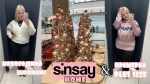 SINSAY примерка PLUS SIZE & SINSAY HOME новогодний декор 2023!Шоппинг/ОБРАЗЫ PLUS SIZE