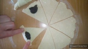 Очень вкусные ароматные РОГАЛИКИ с разными начинками / Творожные рогалики с маковой начинкой