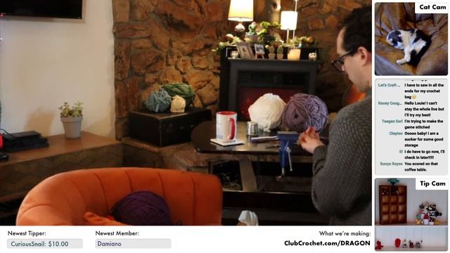 GIANT Dragon Crochet Along - Live Amigurumi Crochet Along and GIVEAWAY ✨ - PART 1 смотреть онлайн