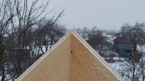 ✅Установка Стропил на крыше. каркасный дом.