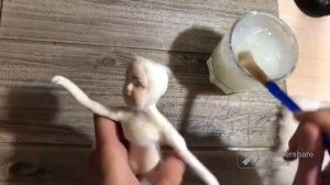 Снежная королева из ваты, мастер-класс