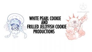 White Pearl Cookie And Frilled Jellyfish Cookie Productions Logo (2014)