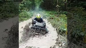 Ямаха против Стелса: утопили Yamaha Grizzly