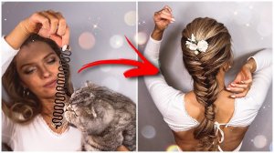 ВОТ ДЛЯ ЧЕГО НУЖНА ЭТА ШТУЧКА-ЗМЕЙКА! ЛАЙФХАК ПО ПЛЕТЕНИЮ КОСЫ! Получается красиво!