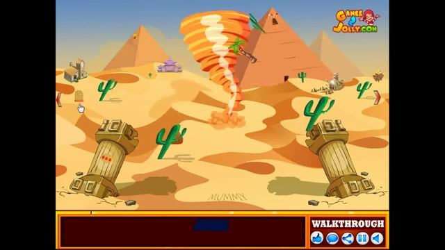 Games2Jolly Desert Storm Escape Walkthrough смотреть онлайн