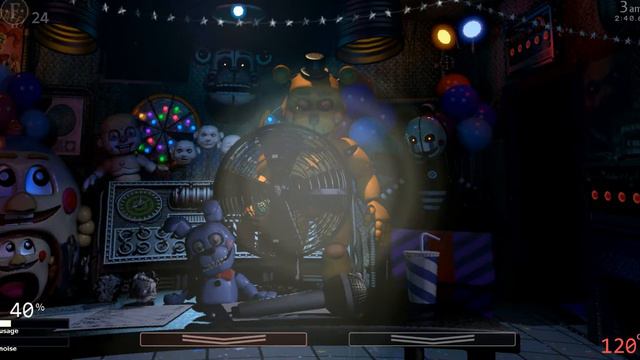 Прохождения игры ФНАФ 7 часть 2, Вечеринка Аниматроников! смотреть онлайн