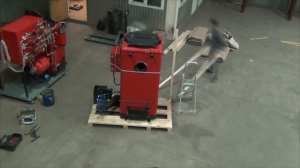 Распаковка котла Ротекс-100 за 4 минуты.
