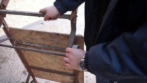 самодельная тачка (кравчучка) из почти подручных средств )