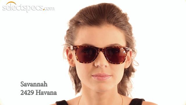 Wayfarer-style Sunglasses for Ladies - Savannah P2429 (Havana) смотреть онлайн