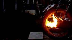 Прямоток на мопеде альфа