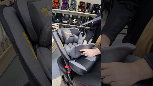 Установка автокресла Tron Cambridge от 0 до 36кг смотреть онлайн