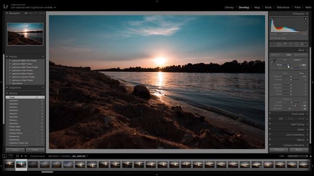 Обработка заката в Adobe Lightroom смотреть онлайн
